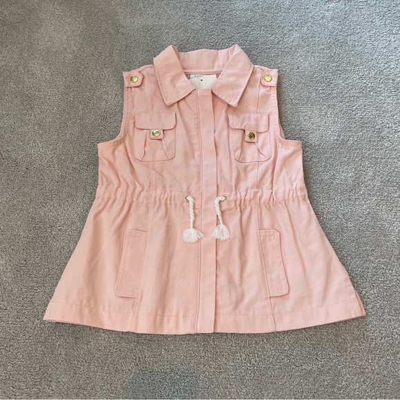 NWT Aspen Kids Pink Vest. Size 6 - Picture 2 of 8